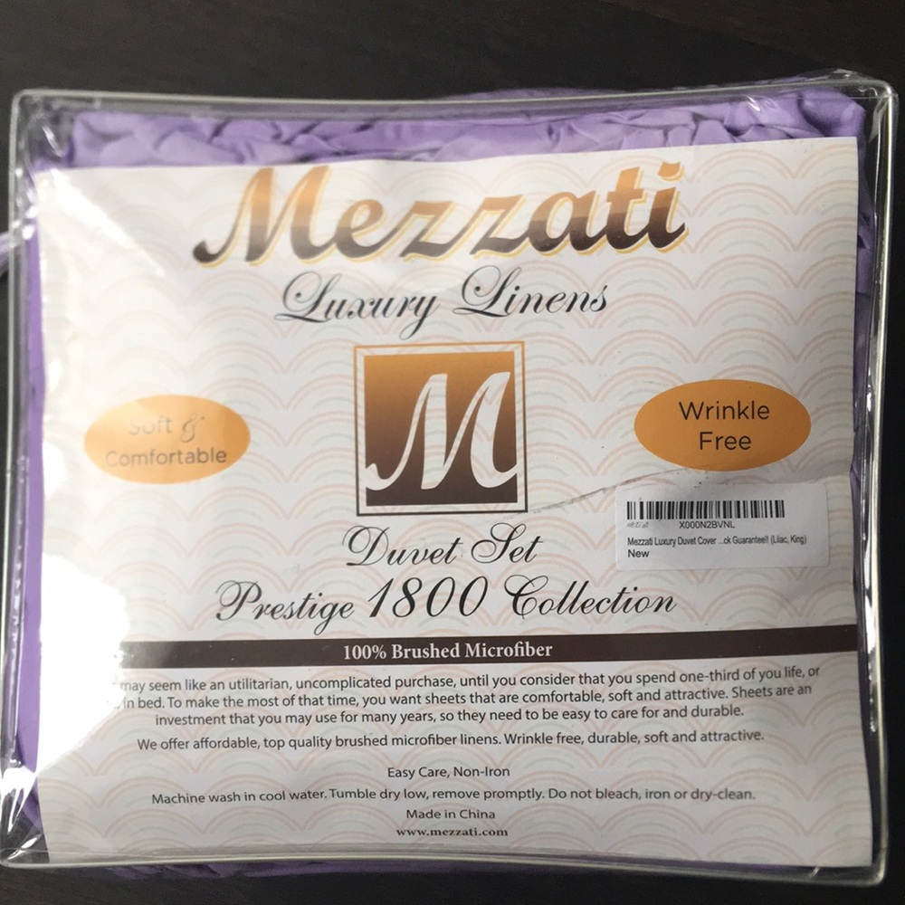 Mezzati Luxury Linens Duvet Set